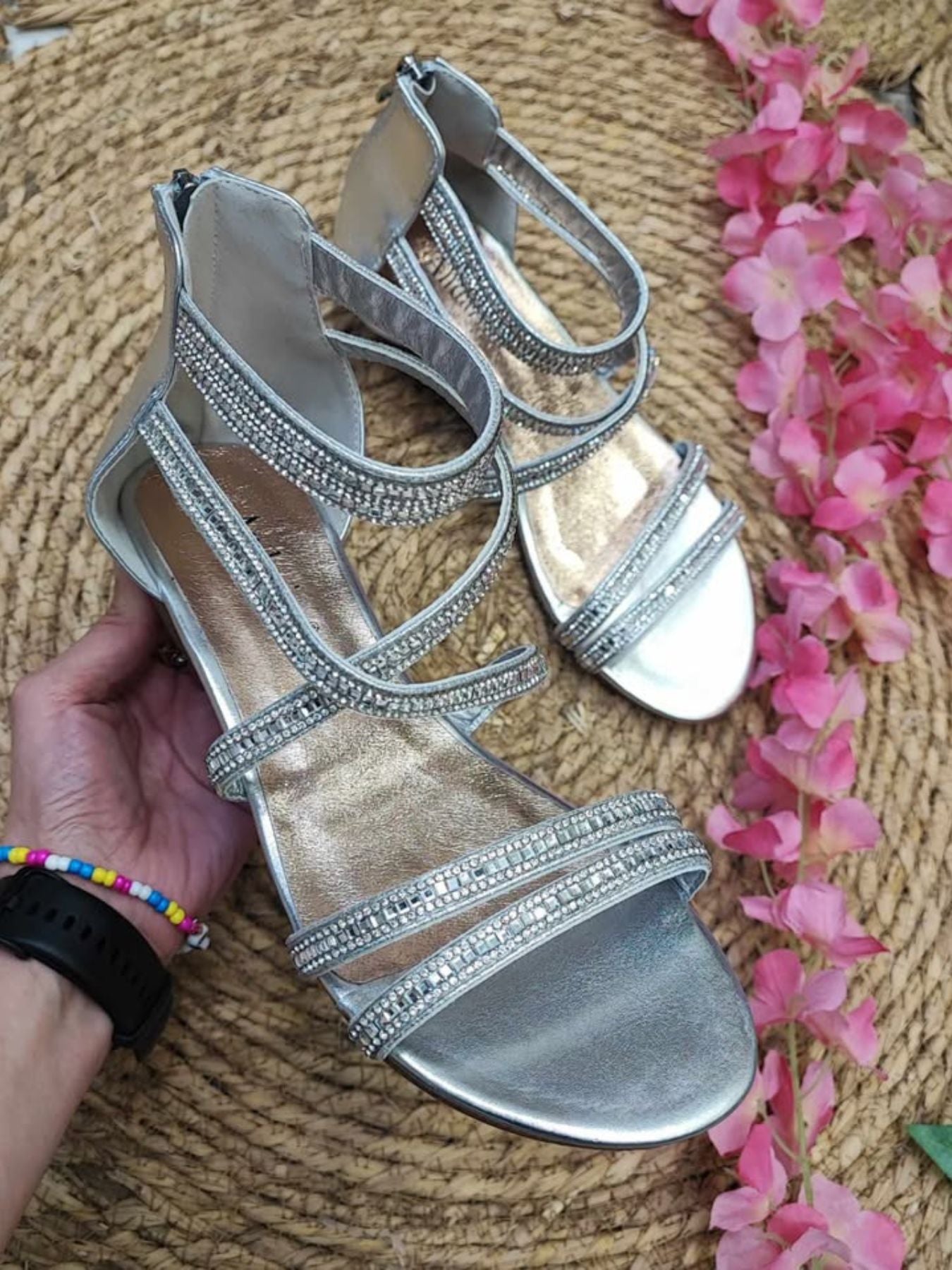 SANDALIA ANIKA - PLATA
