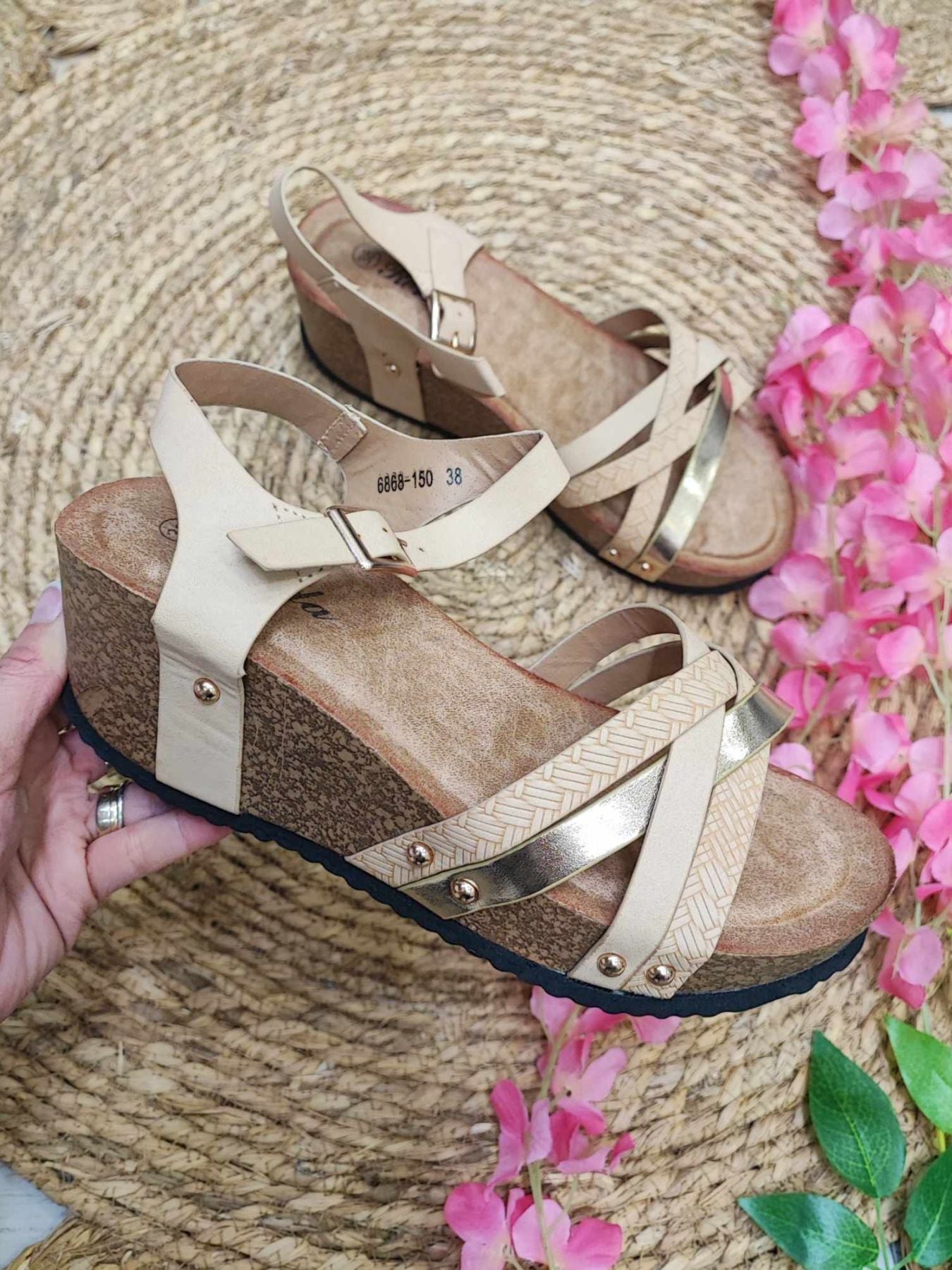 CUÑA GLORY - BEIGE