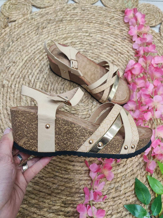 CUÑA GLORY - BEIGE