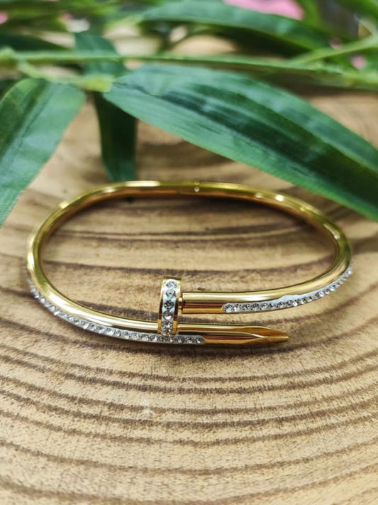 PULSERA CLAVO - STRASS